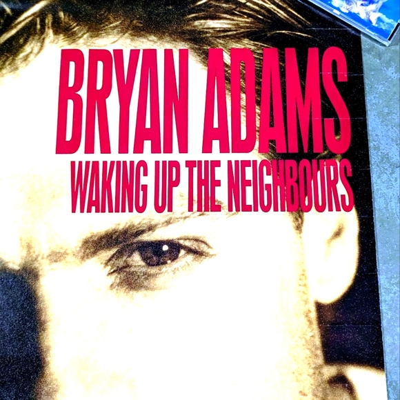 Vintage 1991 Bryan Adams Waking Up The Neighbors Music Store Promo Poster - Picture 4 of 4